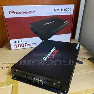 Pioneer Ge-1004 High-Performance 4-Channel Amplifier for Vehicles