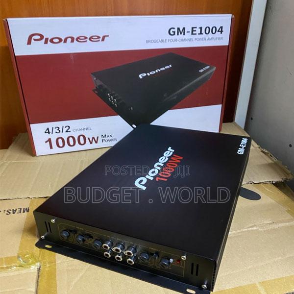 Pioneer Ge-1004 High-Performance 4-Channel Amplifier for Vehicles