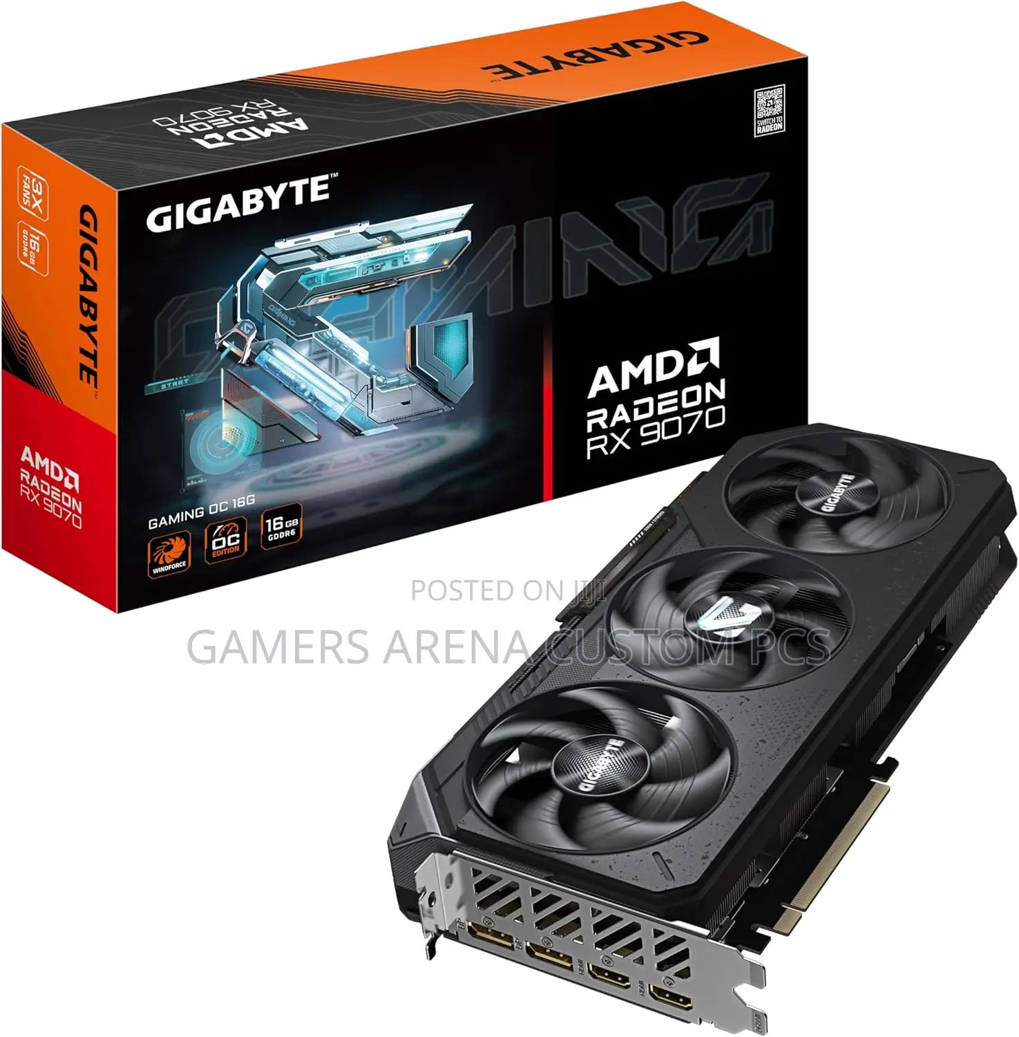 Gigabyte Amd Radeon Rx 9070 Gaming 16gb Gddr6 Pcie 5.0 Graphics Card