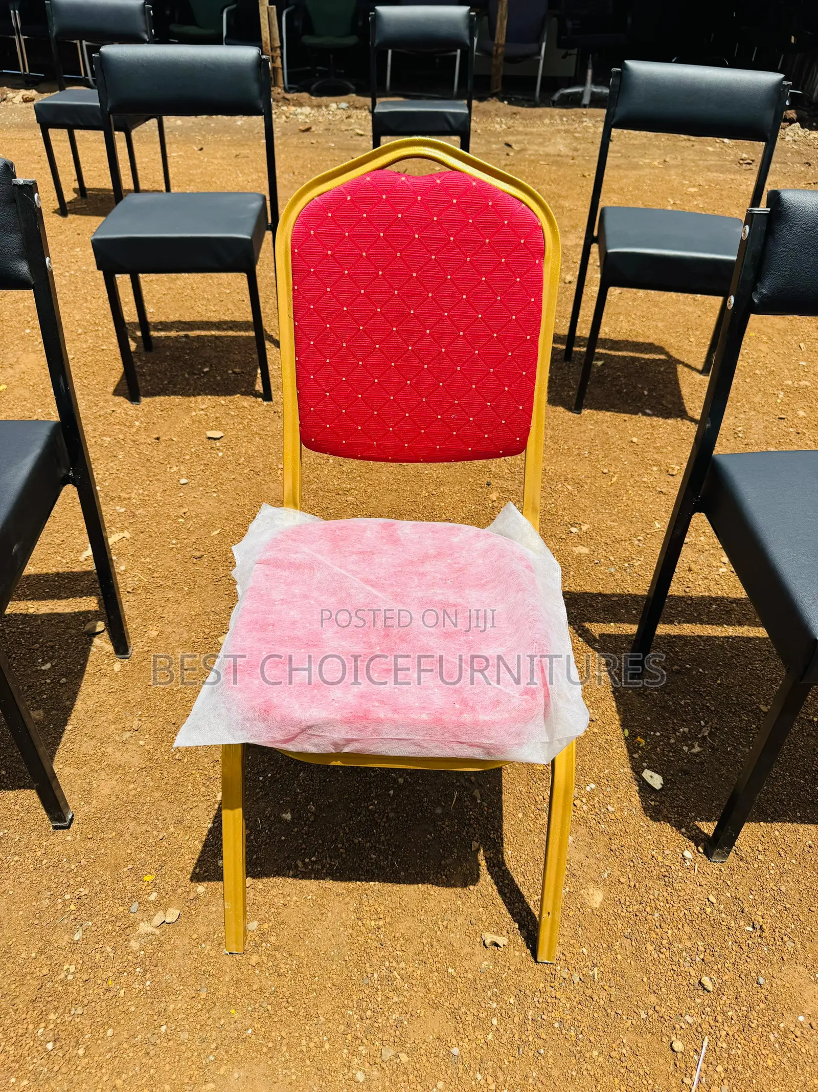 Straight Back Office Chair