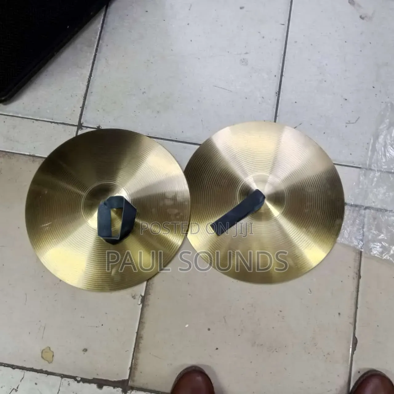 Hand Clash Cymbals With Straps (Pair)