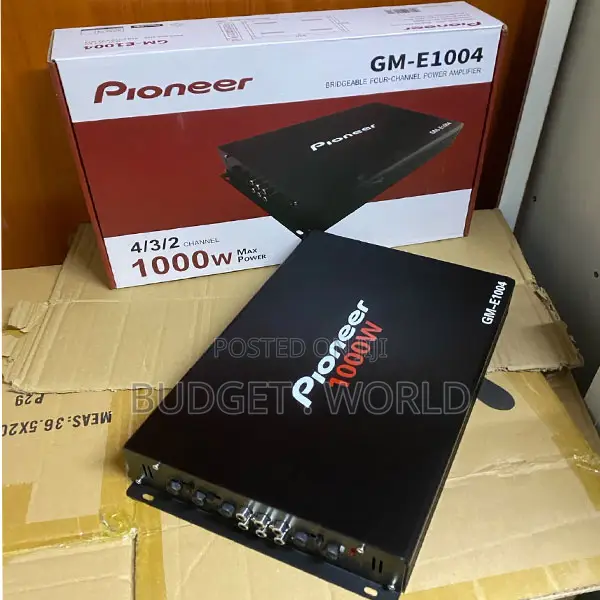Pioneer Ge-1004 Advanced Car Audio Amplifier for Powerful Sound