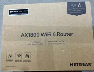 Netgear 4-Stream Ax1800 Wifi 6 Router (R6700ax) Dual Band