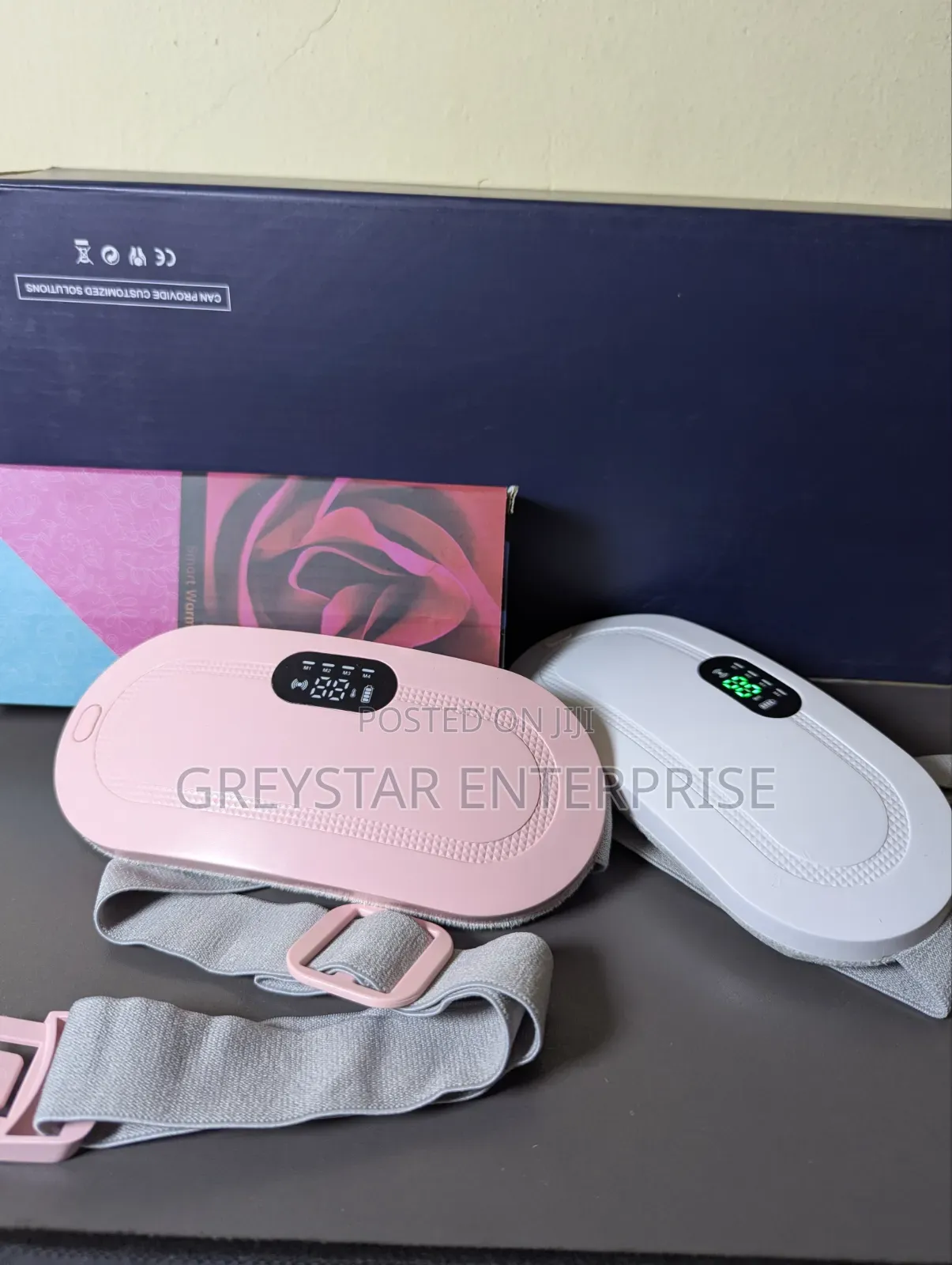Menstrual Heating Pad Waist Wrap Belt Rechargeable Cramps Pain Relief