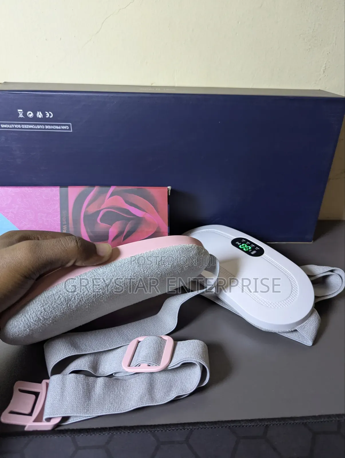 Menstrual Heating Pad Waist Wrap Belt Rechargeable Cramps Pain Relief