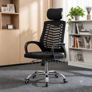 Office Chairs; Swivel Fabric Headrest Office Desk Chairs