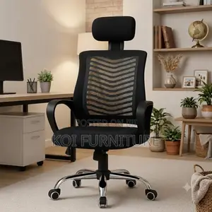 Office Chairs; Swivel Fabric Headrest Office Desk Chairs