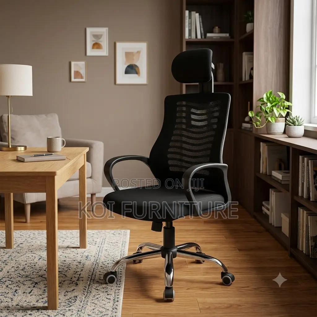 Office Chairs; Swivel Fabric Headrest Office Desk Chairs