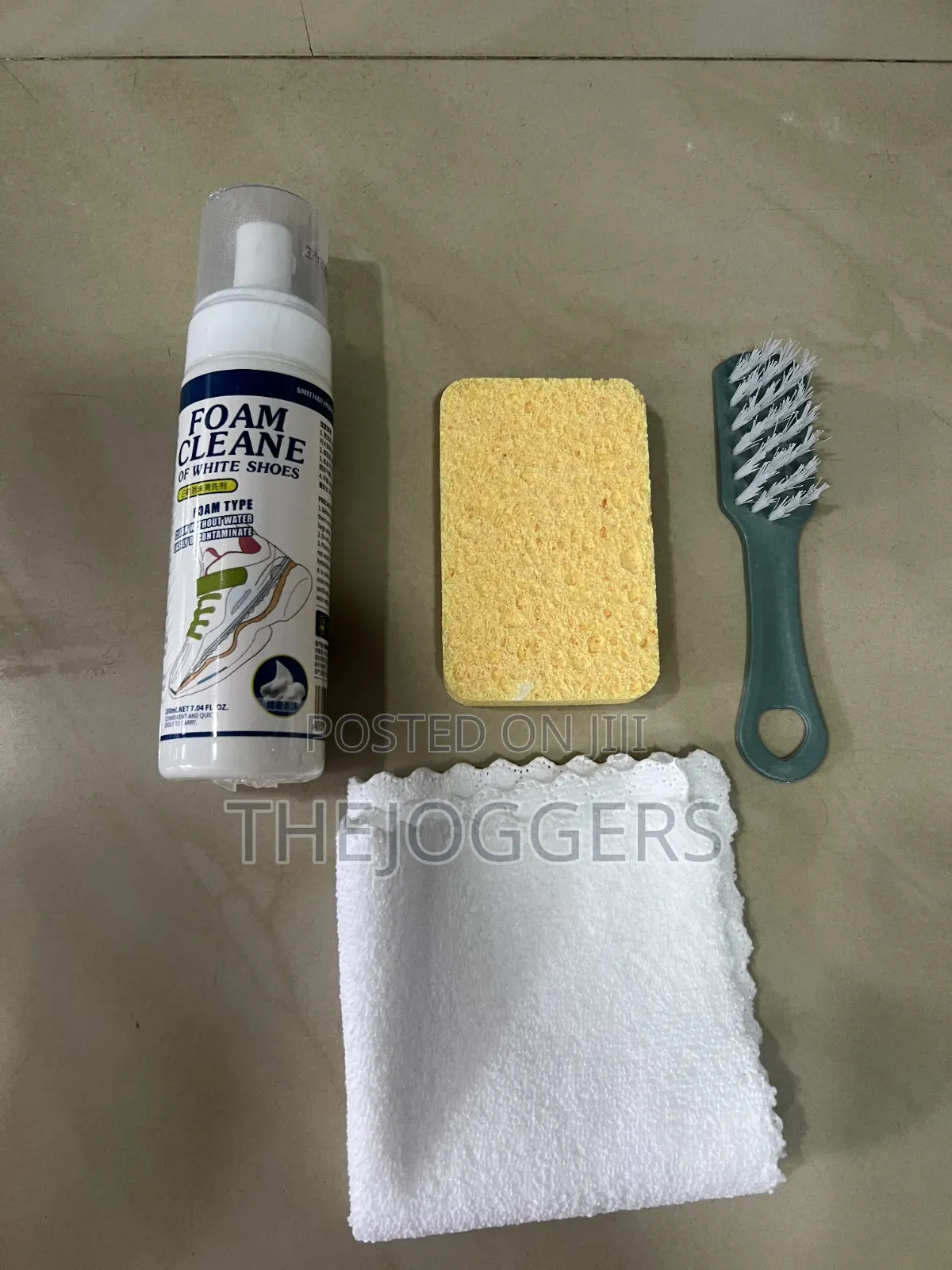 Premium Shoe Cleaning Kit – Foam Cleaner + Essentials