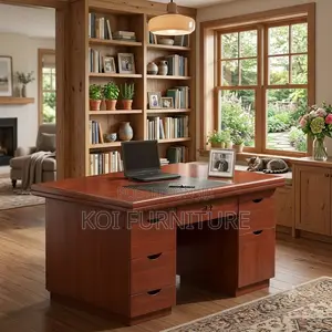Office Desk; 1.2 Meters Supremacy Executive Mahogany Home Office Desks