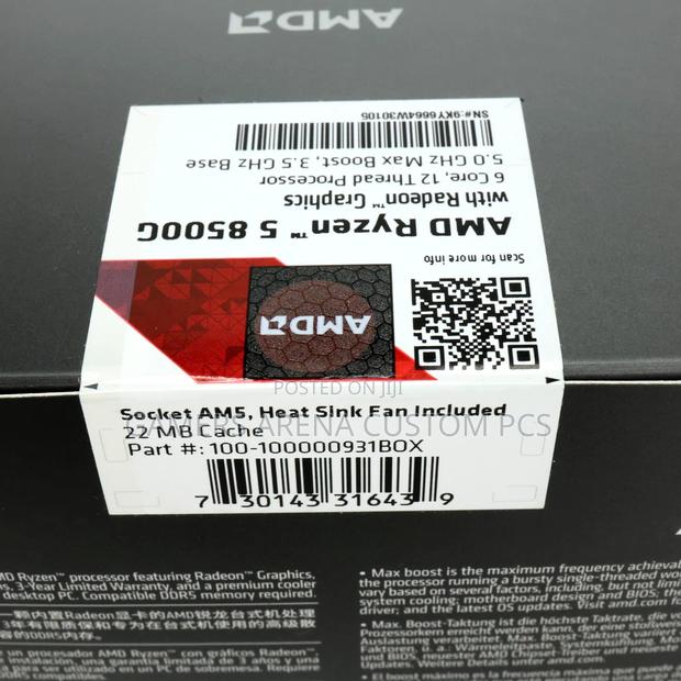 Amd Ryzen 5 8500g 6-Core, 12-Thread Am5 Desktop Processor With Wraith - thumbnail 3