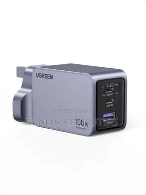 Ugreen Nexode Pro 100w 3-Port Gan Fast Charger Set Uk