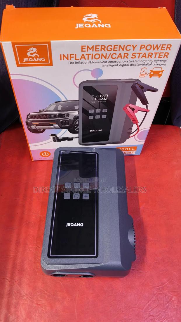 Emergency Car Jump Starter Tire Inflator Jp-S161-30000mah Power Bank