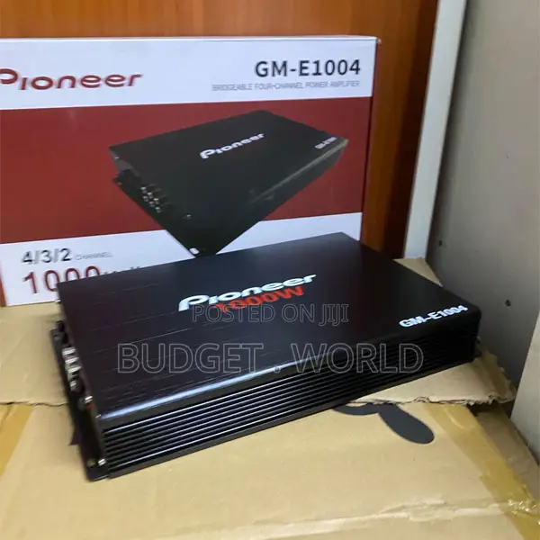 Pioneer Ge-1004 4-Channel Sound Amplifier – Loud, Clear and Dynamic