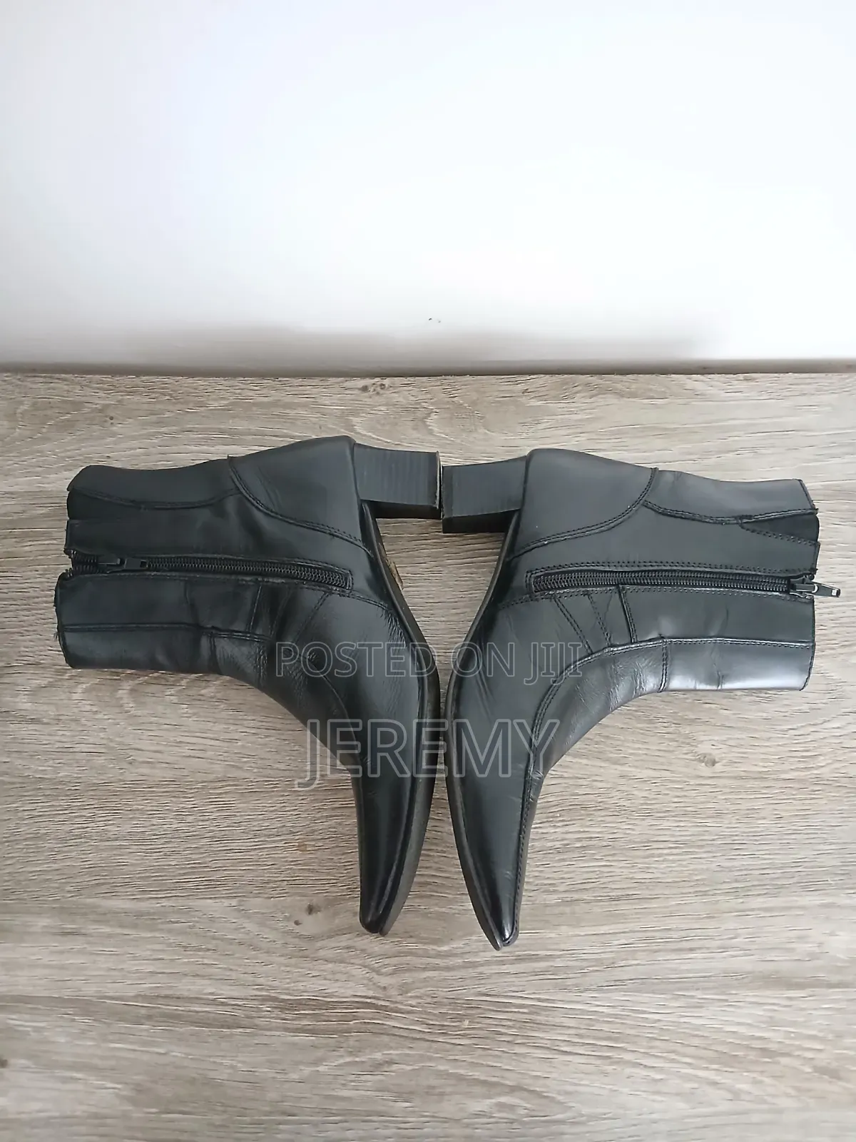 Stylish Black Heel Boots