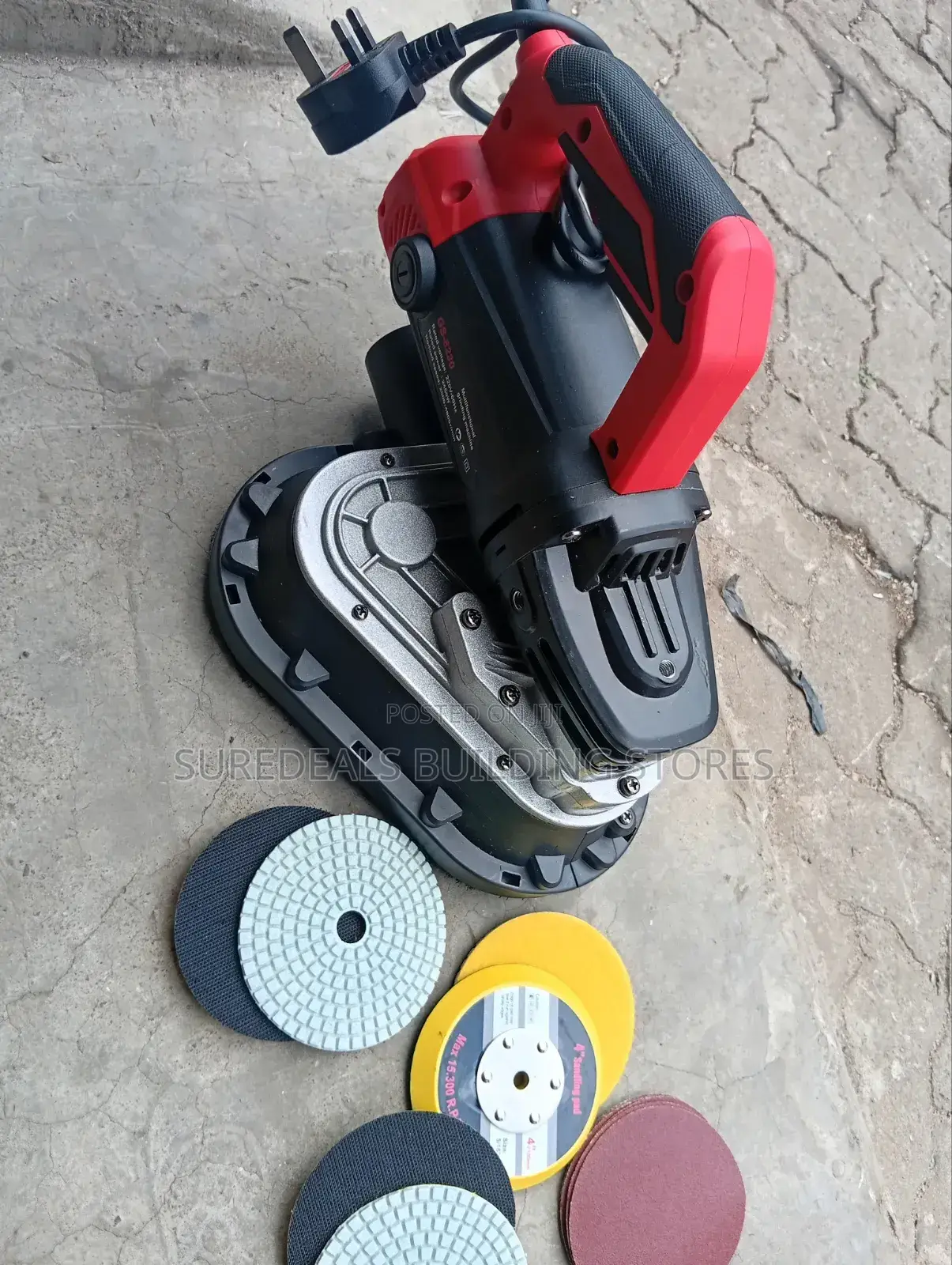 Durable Hand Held Electric Concrete Floor Grinder