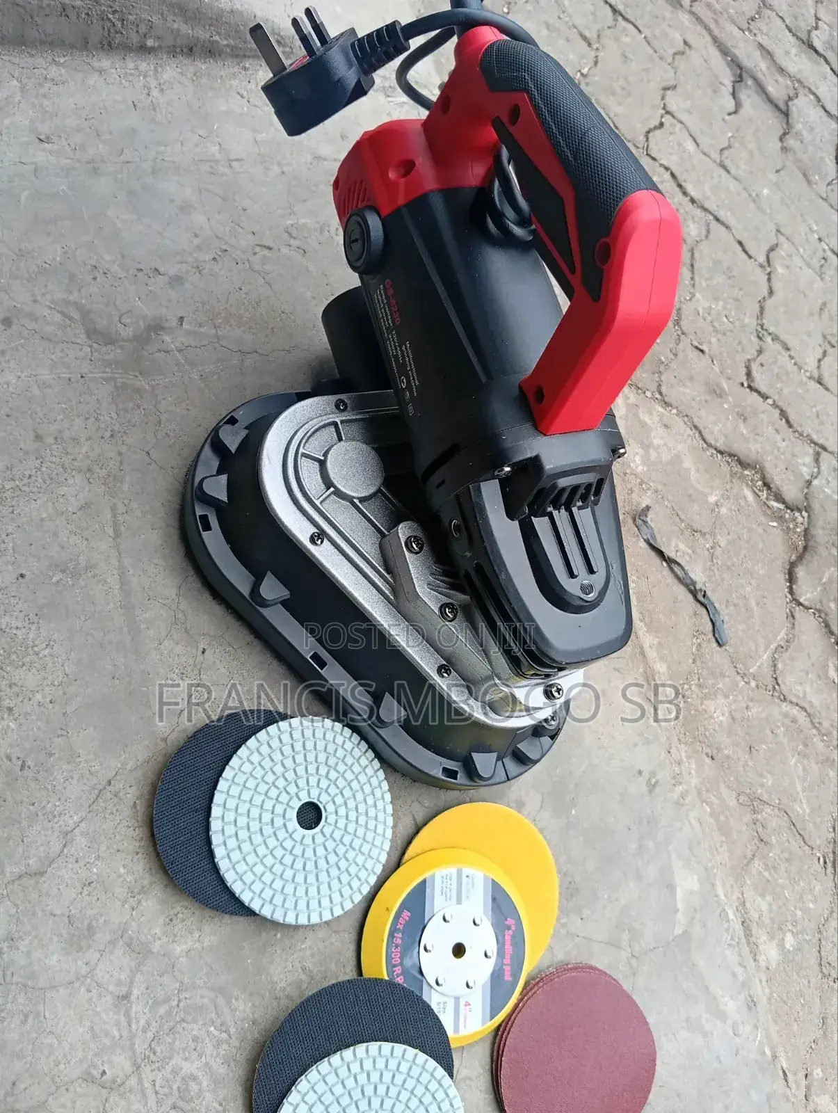 Durable Hand Held Electric Concrete Floor Grinder