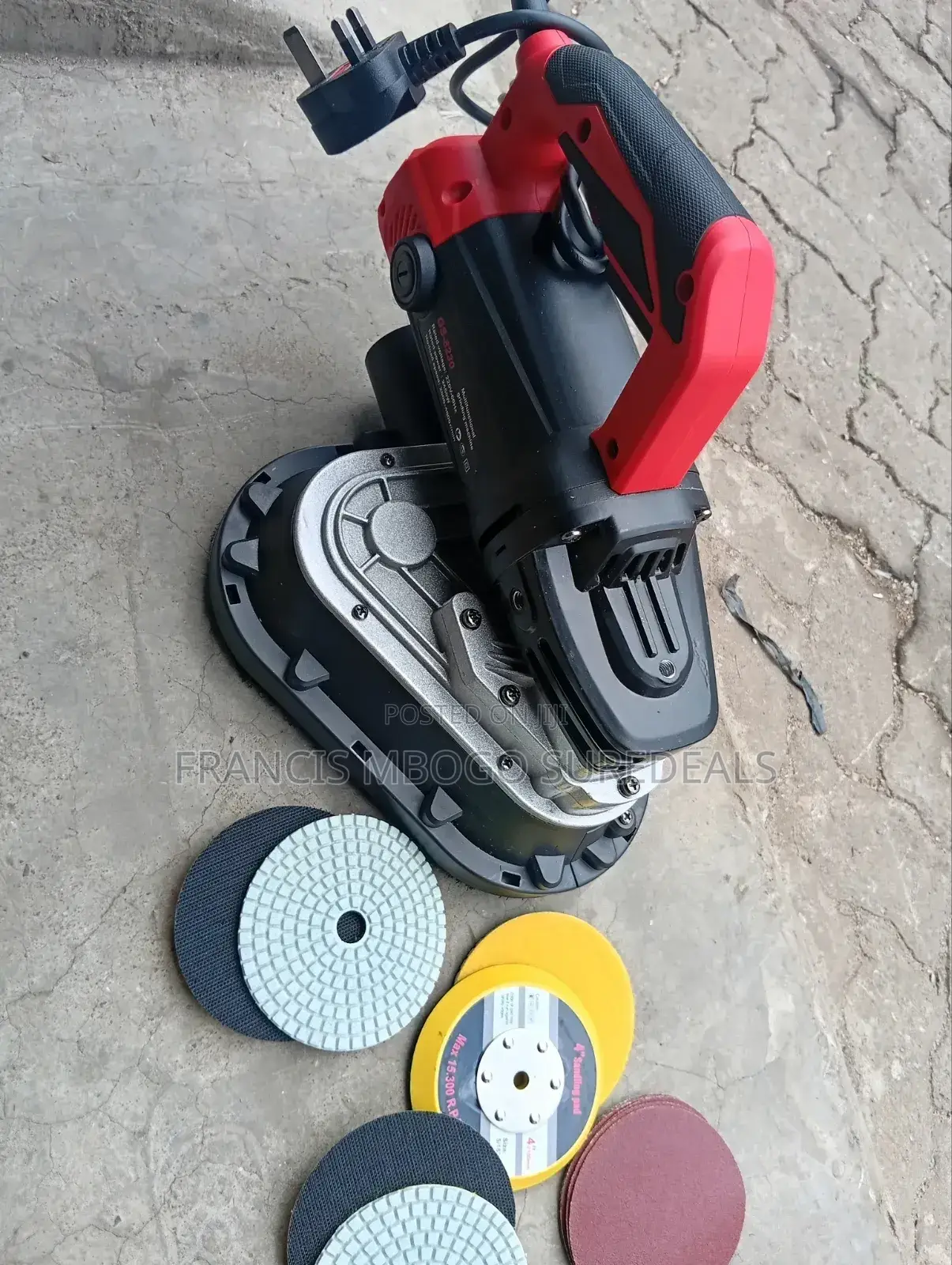 Durable Hand Held Electric Concrete Floor Grinder