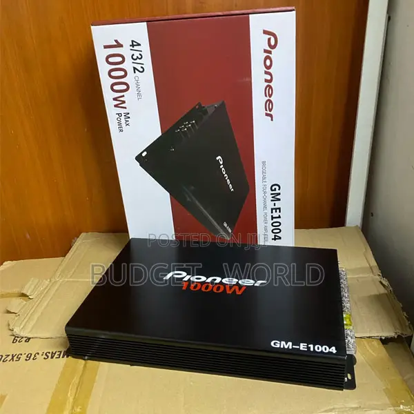 Pioneer Ge-1004 Compact 4-Channel Amplifier for Car Audio Enthusiasts