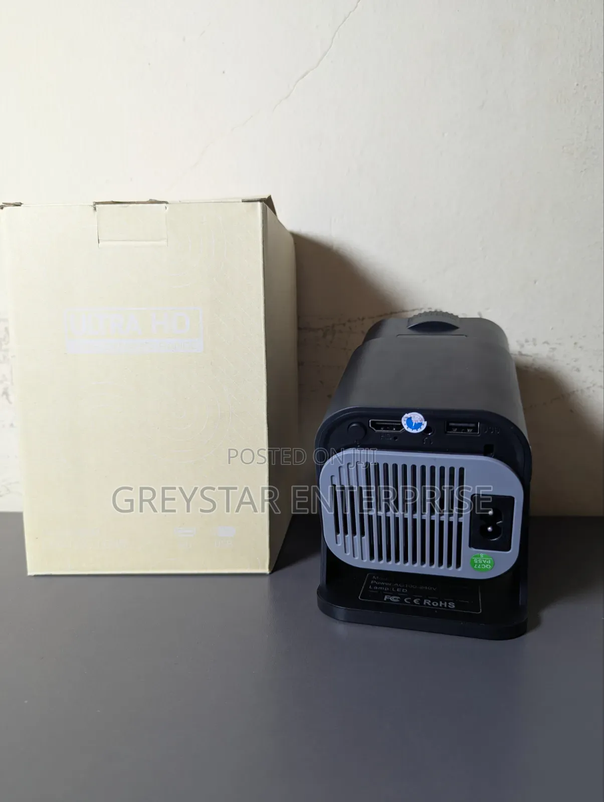 Android 13 Projector, Hy320 Mini Smart Led Projectors Hd Display Wifi