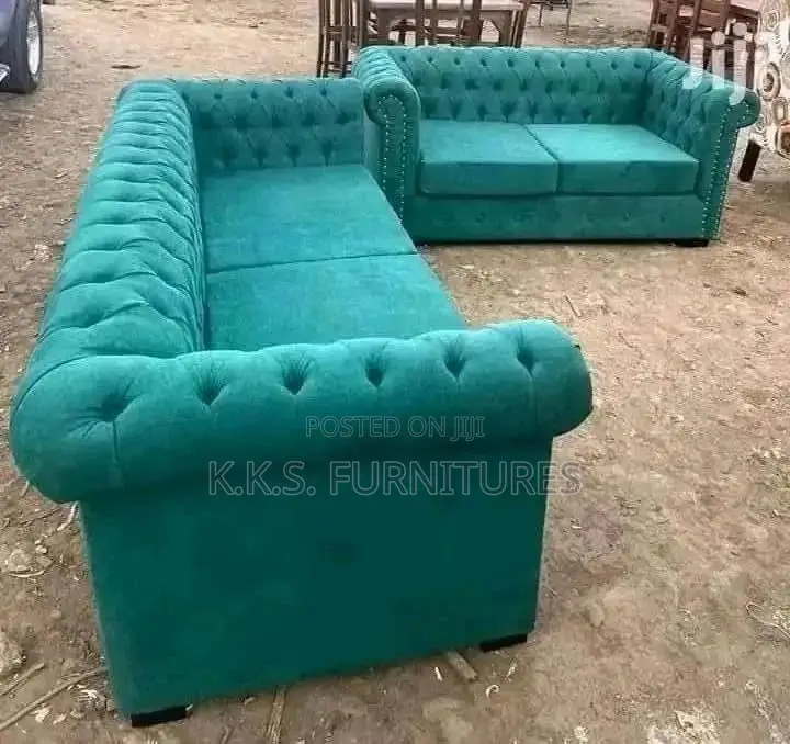 Green Chesterfield Seat