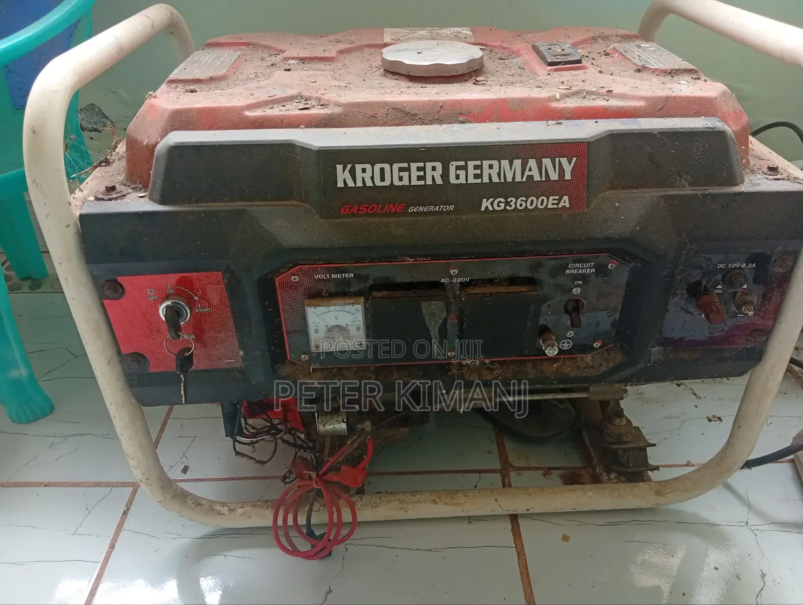 Kroger Generator 3.5kva