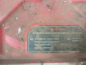 Kroger Generator 3.5kva