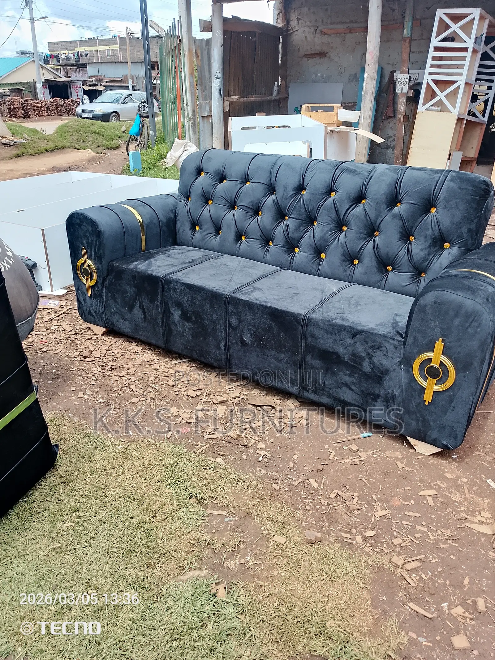 Grey Sofa Set