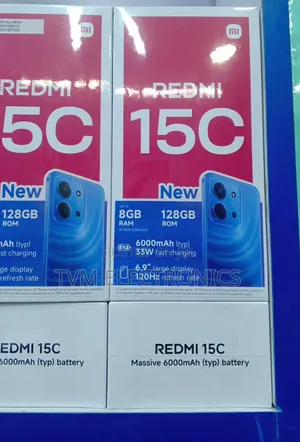 New Xiaomi Redmi 15C 4G 128 GB Black