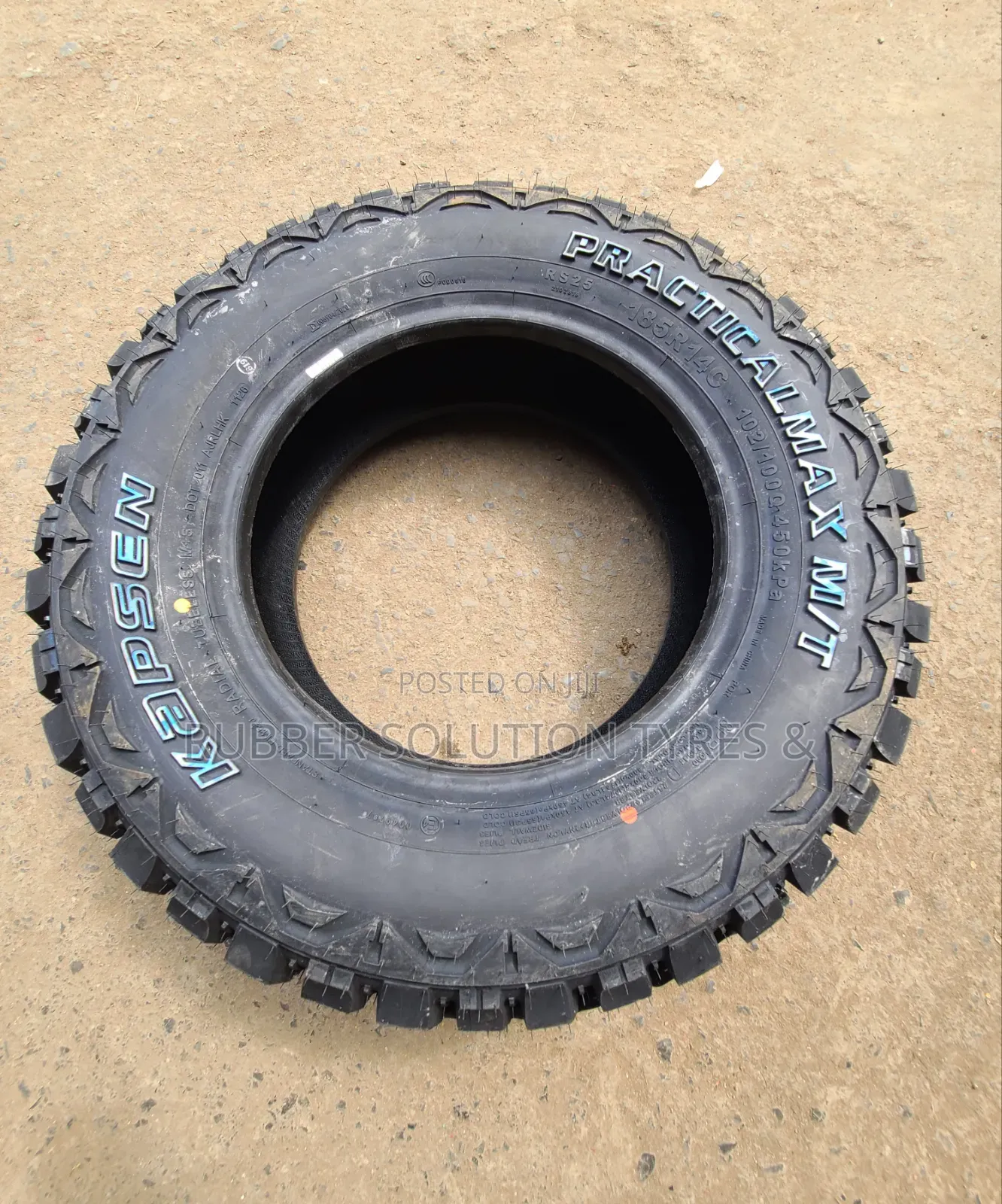 185 R14 C Kapsen Tyres Practicalmax M/T Mud-Terrain