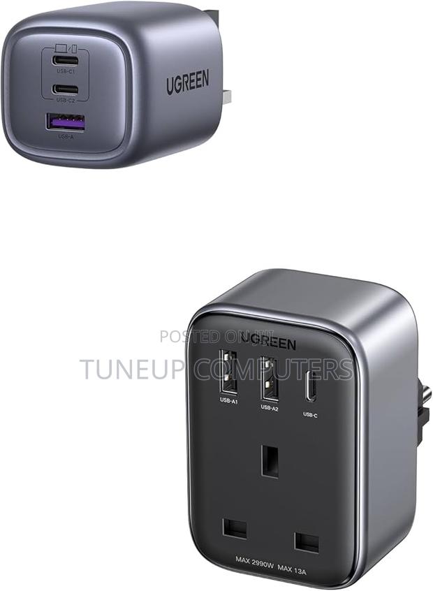 Ugreen Usb Fast Charger Uk (Black) - thumbnail 2