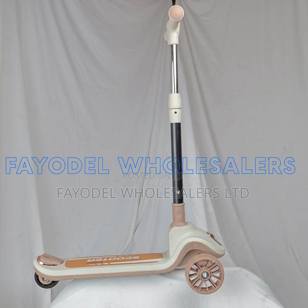 Kids Scooter With Durable Frame and Wide Deck