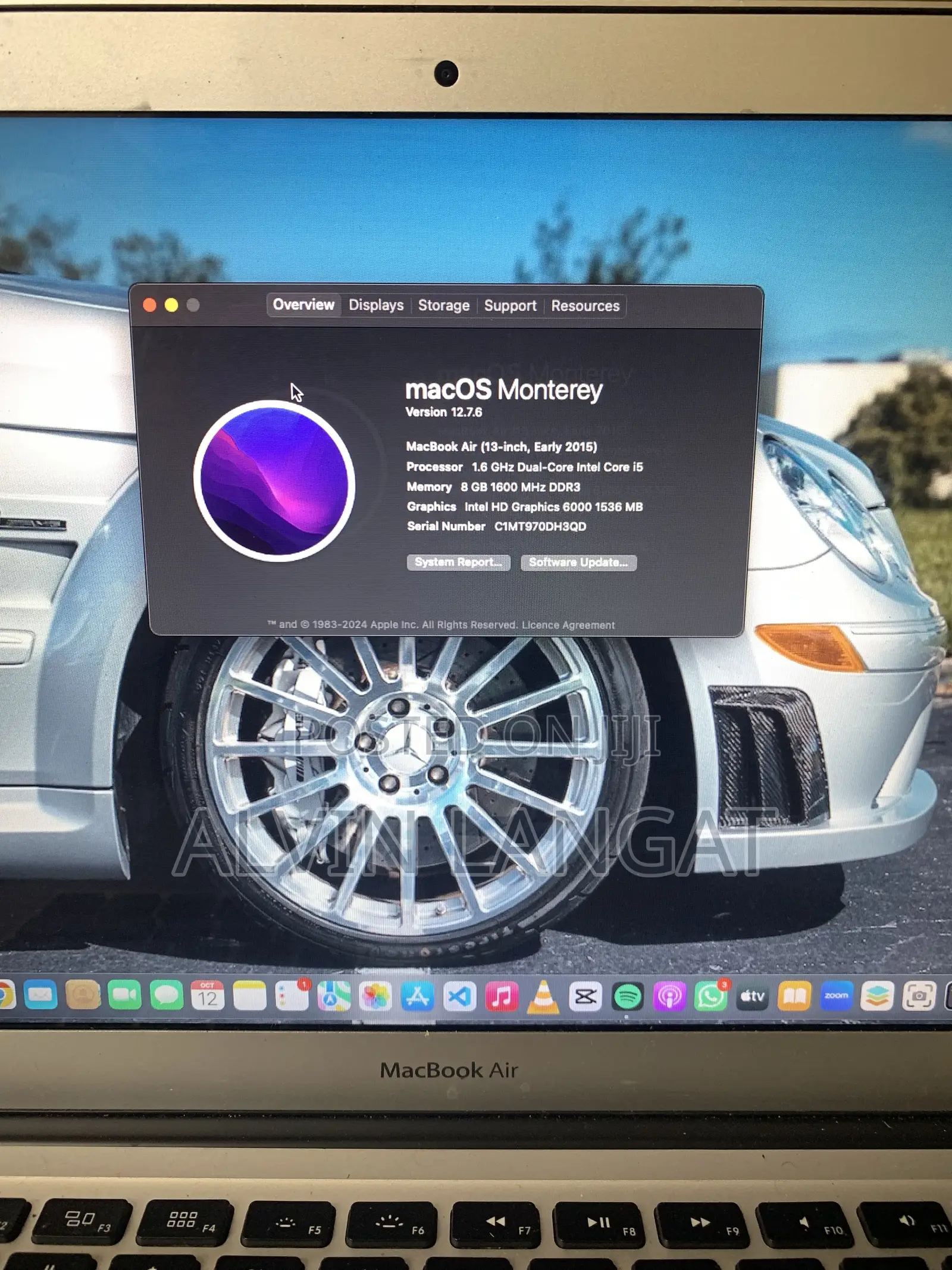 Laptop Apple MacBook Air 8GB Intel Core i5 SSD 128GB