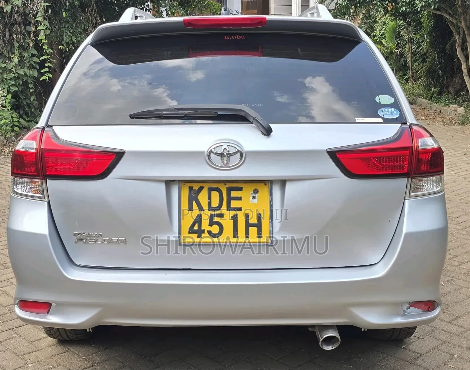 Toyota Corolla Fielder 2016 Silver