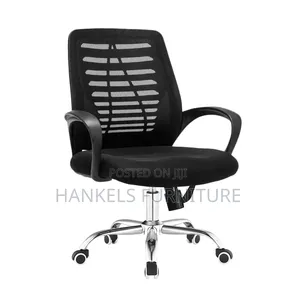 Mesh Mid-Back Office Chair – Ergonomic Seating for Workspaces