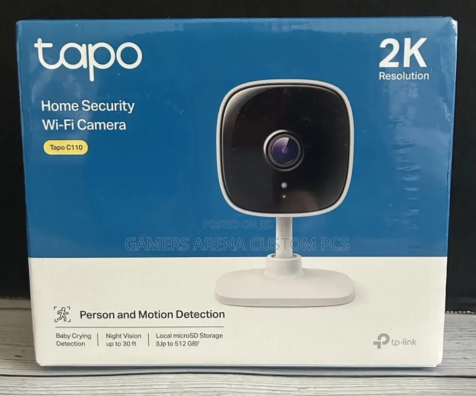 Tp-Link Tapo C110 Indoor Home Security Wi-Fi Camera 2 Ways Audio