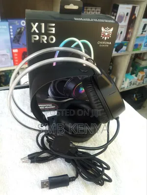X15 Pro Noise Cancelling RGB Lighting Wired Headphones
