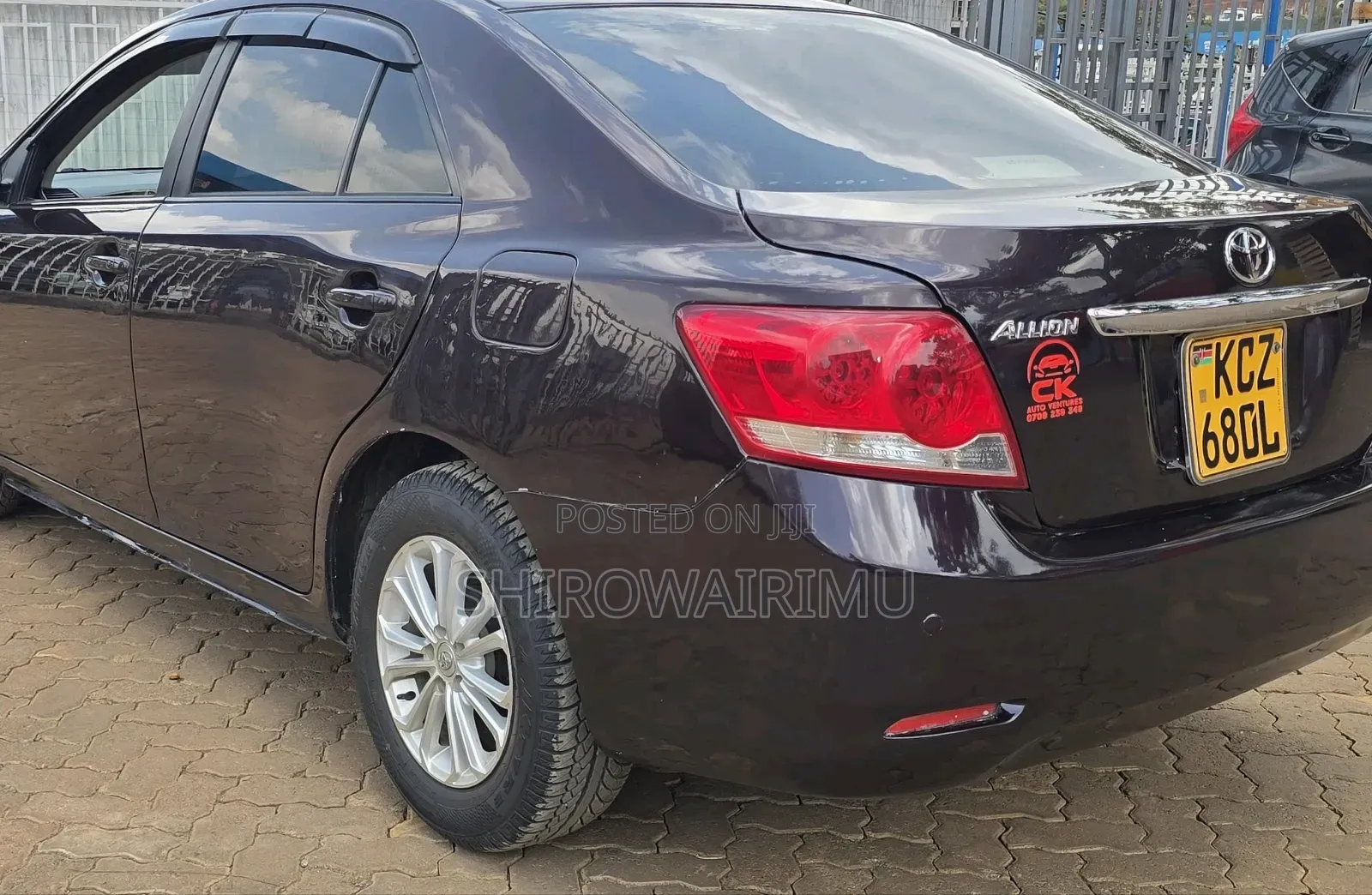 Toyota Allion 2012 Matt Black