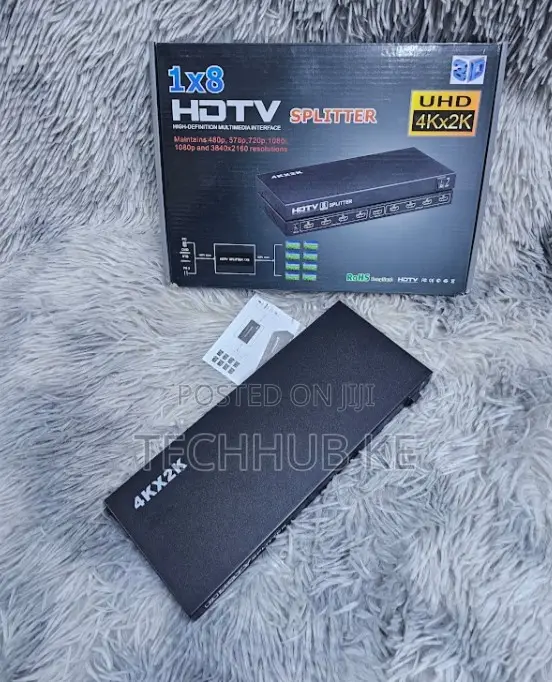 1x8 HDTV Video Splitter 8 Port 30hz Splitter