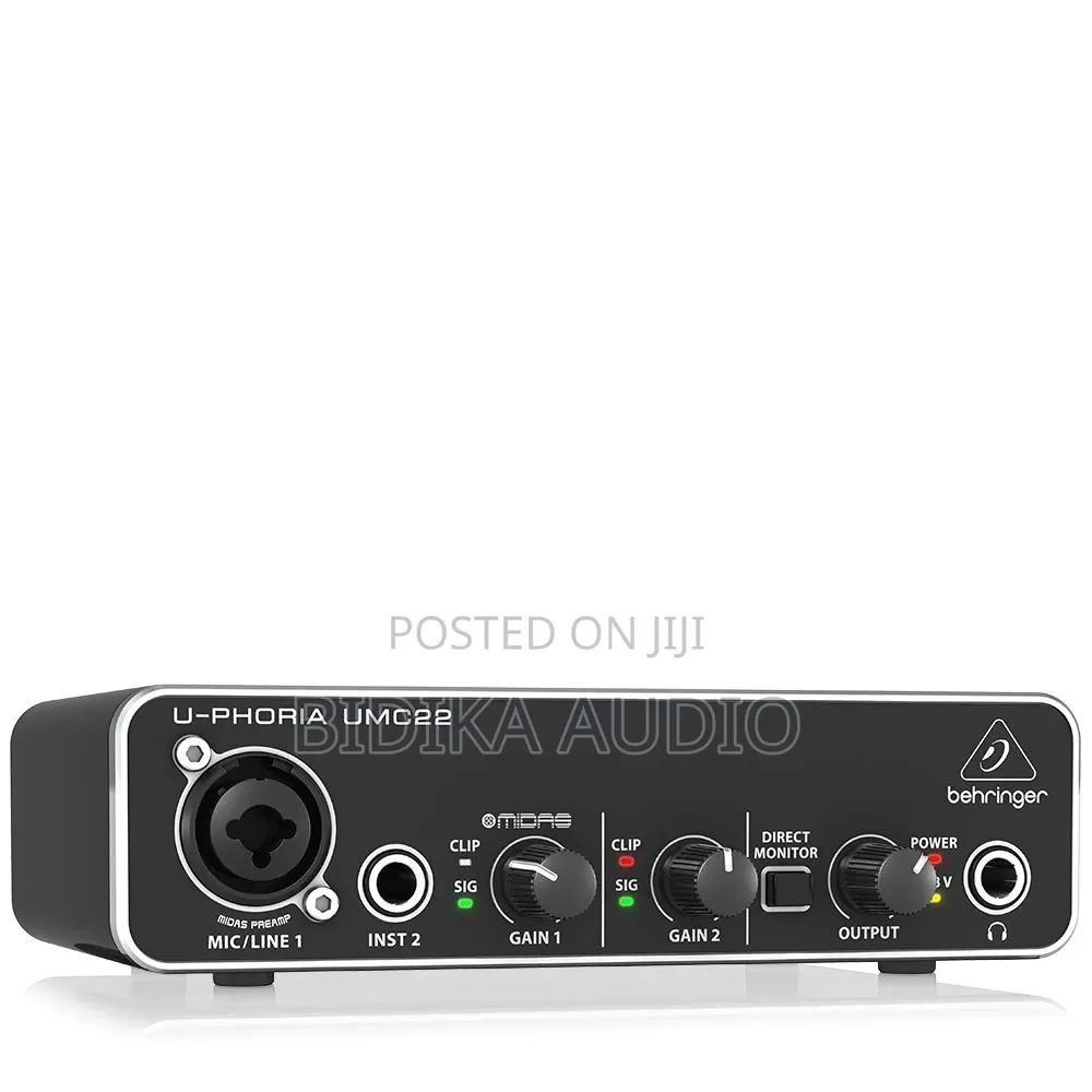 Brand New Uphoria Umc22 Soundcard