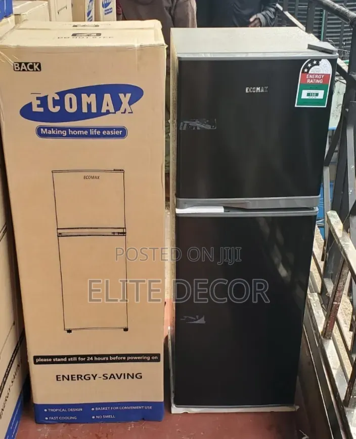 Ecomax 138 Litres Dark Silver Double Door Refrigerator Direct Cool