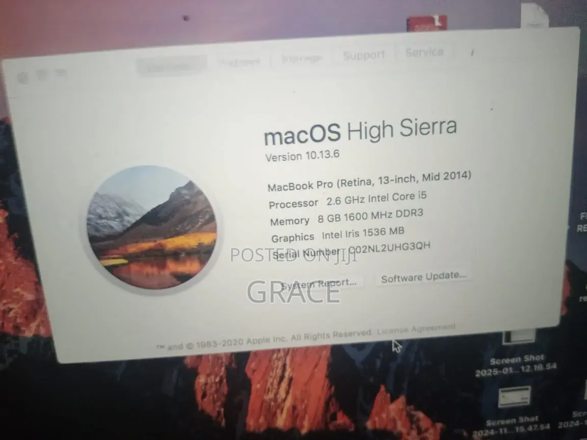 Laptop Apple MacBook 2014 8GB Intel Core i5 eMMC 16 GB