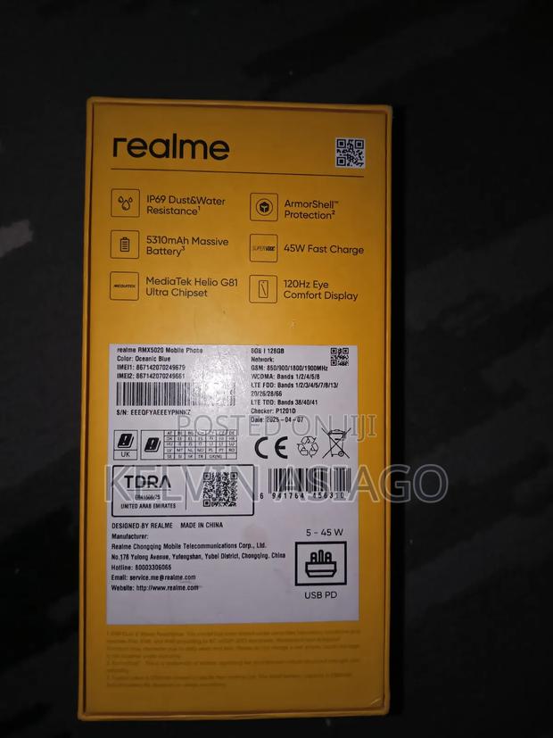 Realme C75x 128 GB Blue - thumbnail 2