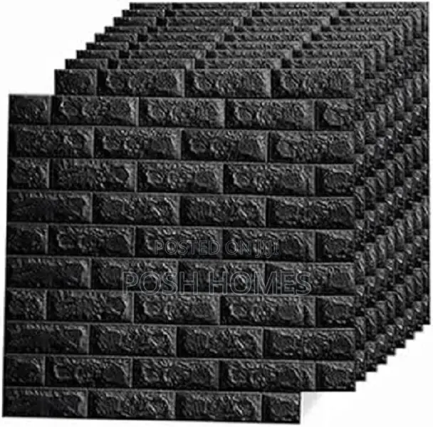 Black Decorative Spongy Foam Panels