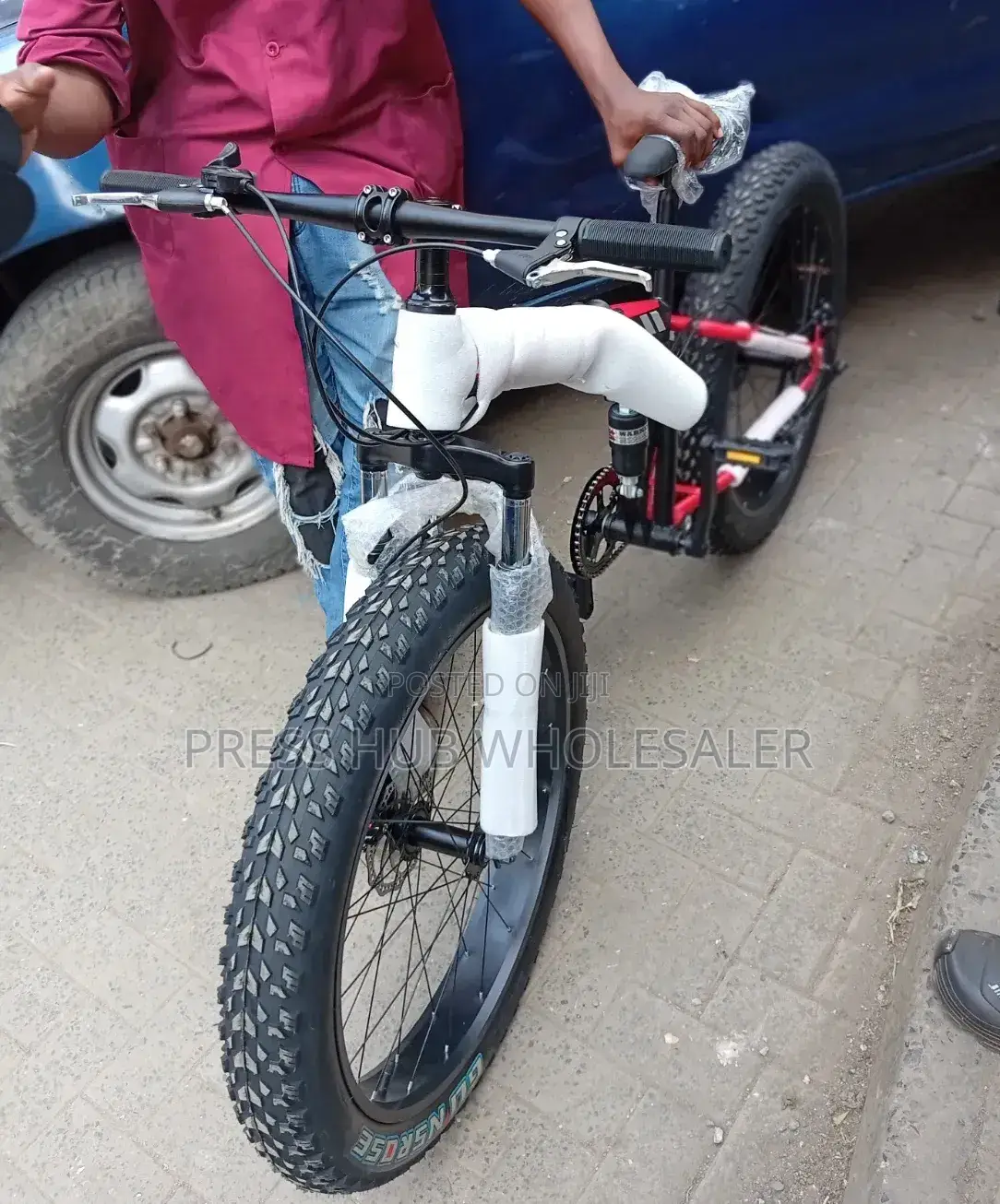Foldable Fat Bike 26-Inch | Dual Disc Brakes Suspension