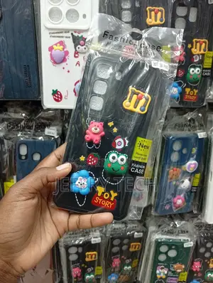 Black Silicone Fashion Case Designed for the Infinix Hot 50 Pro Plus