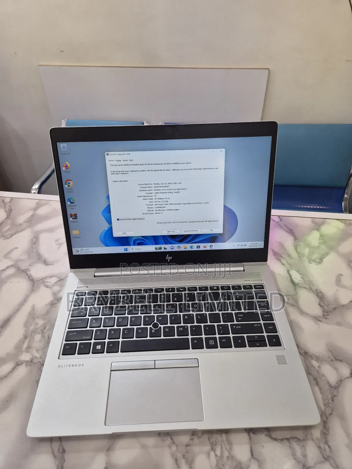 Laptop HP EliteBook 745 G6 16GB AMD Ryzen 5 SSD 512GB