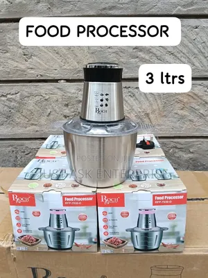 3 Litres Roch Food Chopper Processor (Stainless Steel) 150watts