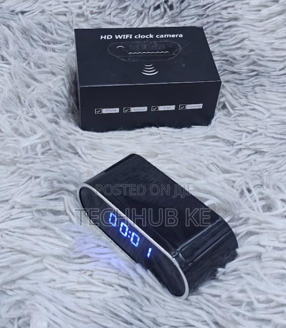 Hidden Spy Camera Table Clock, Hd 1080p Wifi Camera Clock