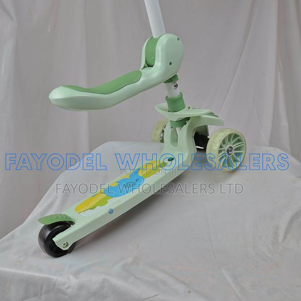 Super Baby Green Scooter for Young Riders